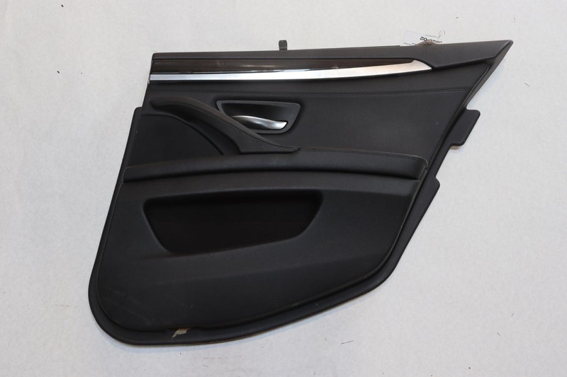 2011-2016 BMW 535I F10 REAR RIGHT SIDE DOOR PANEL TRIM BLACK LEATHER OEM