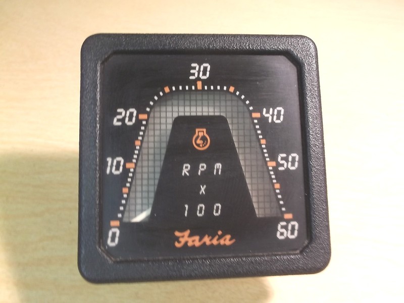 USED FARIA BOAT 6,000 RPM TACHOMETER FREE SHIPPING