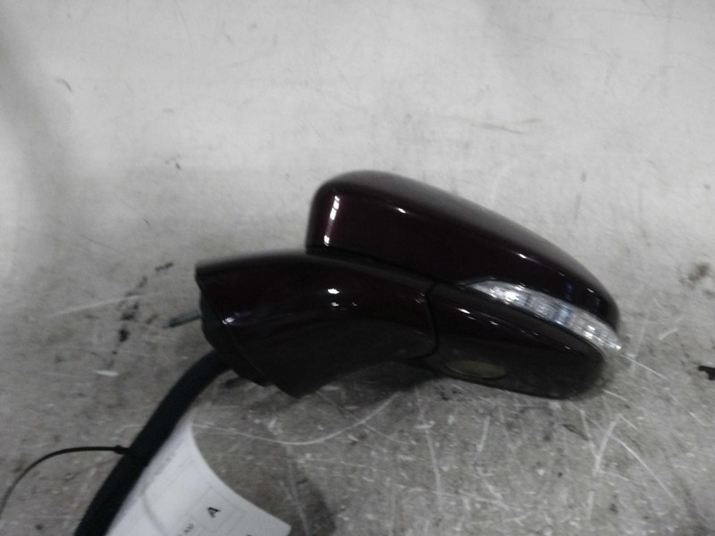 2017 Ford Fusion Left Door Mirror Assembly Maroon OEM Used SCATCHES 89000mi