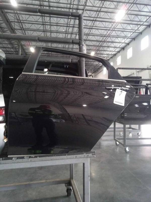 2018 Genesis G80 Left Rear Door Black 673275 Used 125K Miles OEM