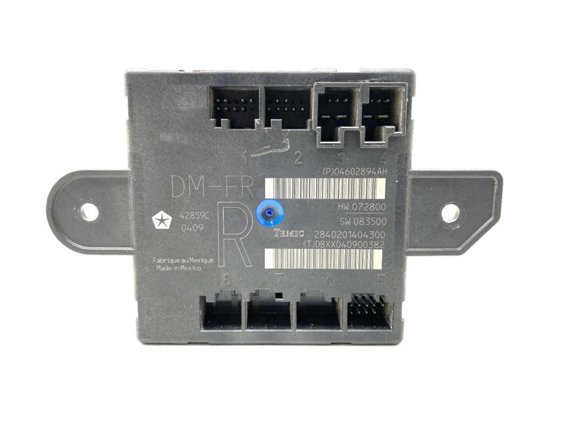 Right Passenger Front Door Control Module Fits 2010-2012 Dodge Ram 1500 87031