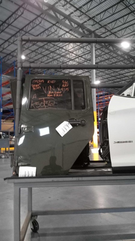 2015 Jeep Wrangler LH Green Door 4DR - Used, Surface Scratch [130-03142DL]