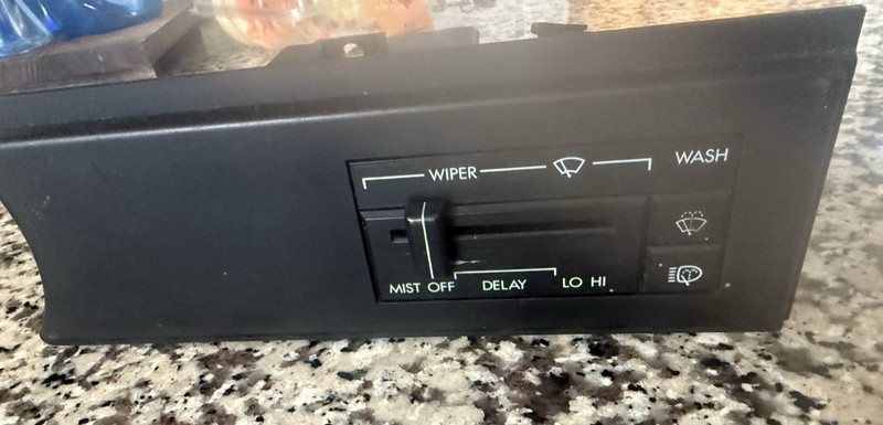 1991 CADILLAC ALLANTEDash Wiper Interior Switch