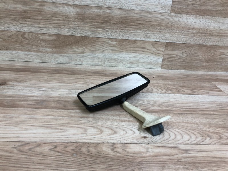 VOLKSWAGEN BUS TYPE 2 OEM FRONT WINDSHIELD REARVIEW MIRROR TAN 1969-1979
