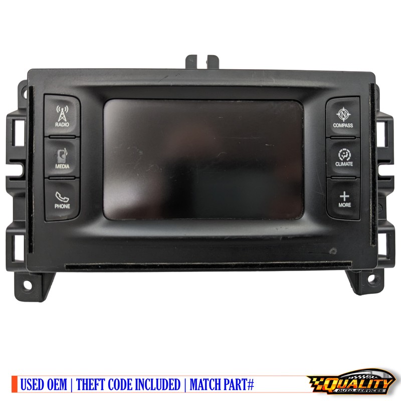 2015 - 2017 Chrysler 200 OEM Ra2 Vp2 Touch Screen Bluetooth Receiver Grade C*