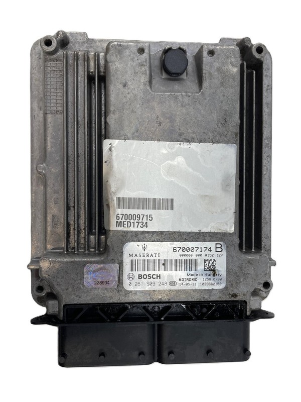 2014 Maserati Quattroporte S 3.0L ECU ECM Engine Control Module 670007174 OEM