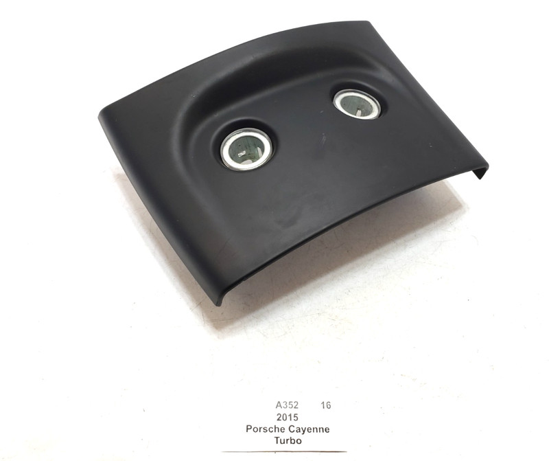 ✅ 11-18 OEM Porsche Cayenne Turbo 958 Rear Center Console Socket Trim Panel