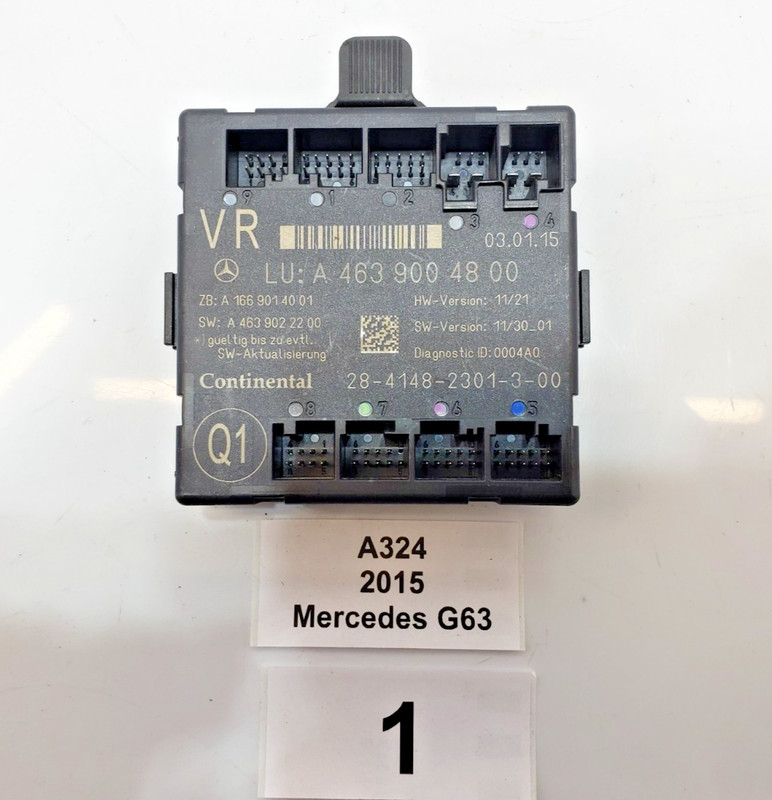 ✅ 13-18 OEM Mercedes W463 G63 AMG Front Right Passenger Door Control Module Unit