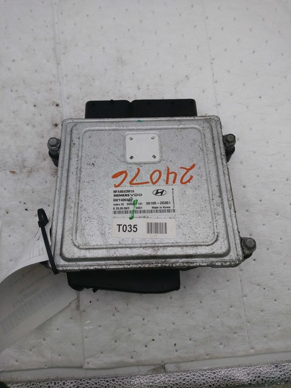 2009 Hyundai Sonata Engine Control Module ECM OEM 2.4L 86000 Miles Grey