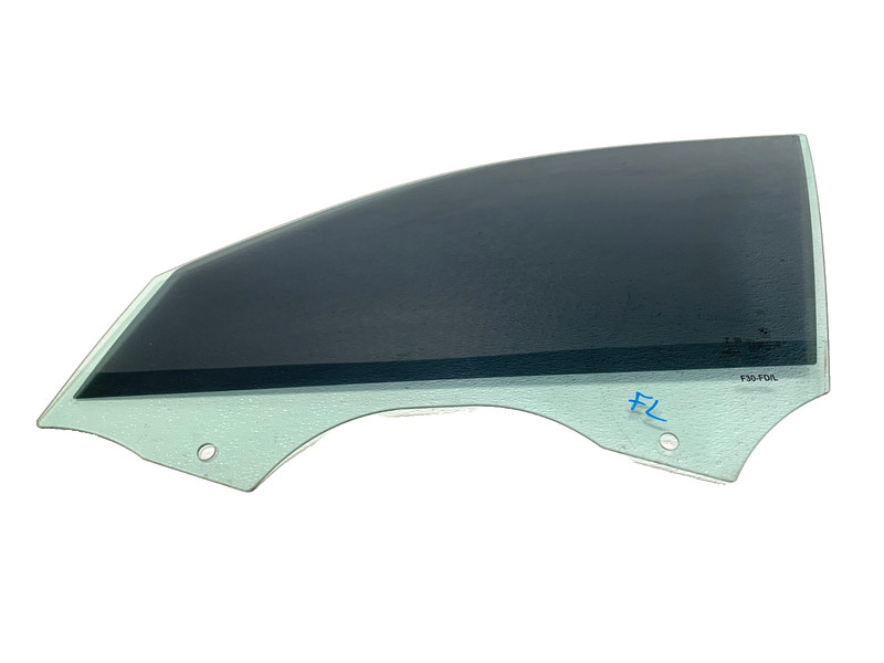 16-18 BMW 340i F30 FRONT LEFT DRIVER SIDE DOOR WINDOW GLASS OEM #A0.13