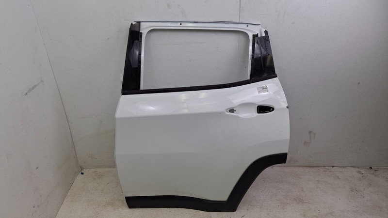 2017 - 2024 JEEP COMPASS REAR left driver EXTERIOR DOOR PANEL SHELL WHITE, OEM