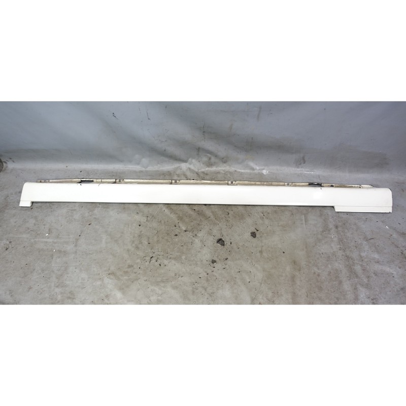 89-95 BMW E34 5-Series Sedan Factory M Tech Left Outside Side Skirt White 3 OEM