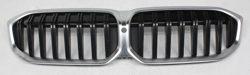 OEM Upper Grille Insert For BMW 330e, 330i 51-11-5-A1B-F70 Silver and Black