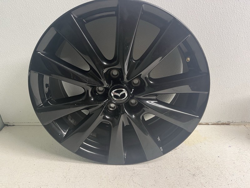 2021-2023 Mazda 3 18x8 18" 10 Spoke Black Alloy Wheel Rim 18 Inch TPMS w Cap