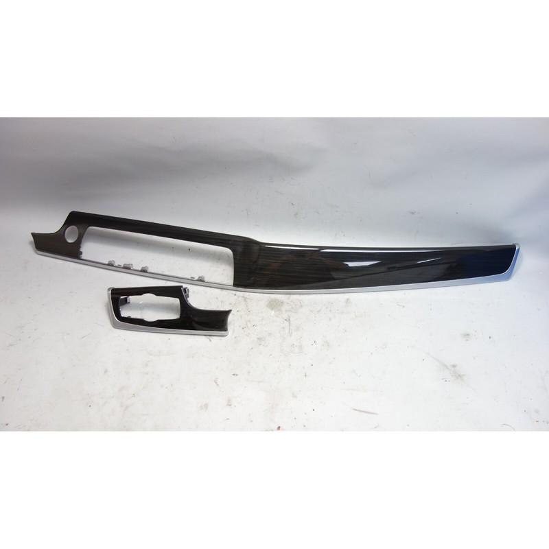 2011-2013 BMW F10 5-Series Front Dashboard Wood Trim Set Fine Line Anthracite OE