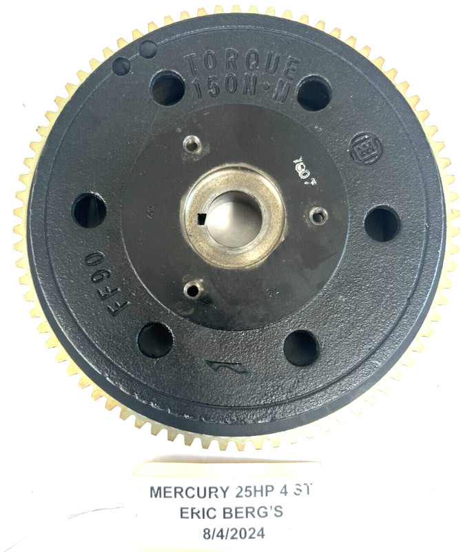 MERCURY OUTBOARD FLYWHEEL 898101T64 25 HP EFI 4-STROKE 3 CYLINDER FRESHWATER