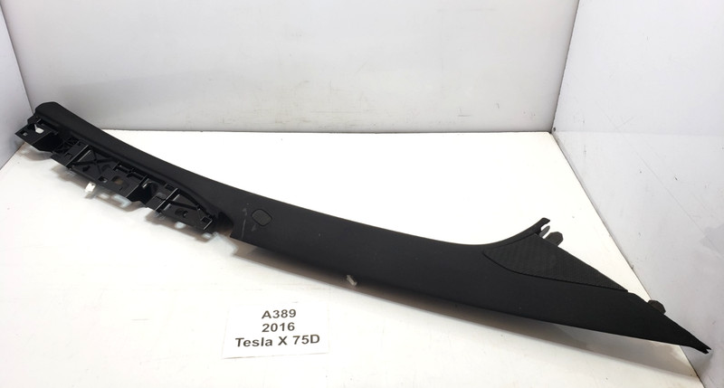 ✅ 16-20 OEM Tesla Model X Front Right Passenger Side Upper A Pillar Trim Black*
