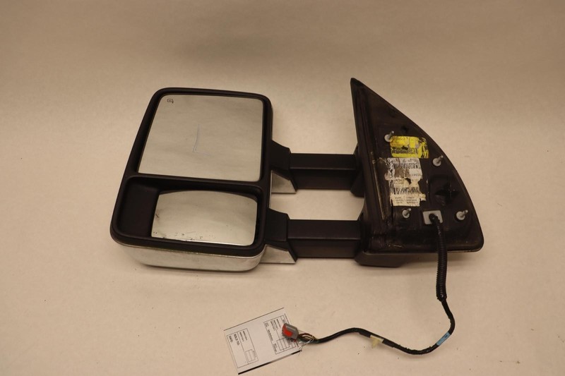 2013-2016 FORD F350 SD FRONT LEFT DRIVER DOOR POWER MIRROR CHROME W/ HEATED OEM