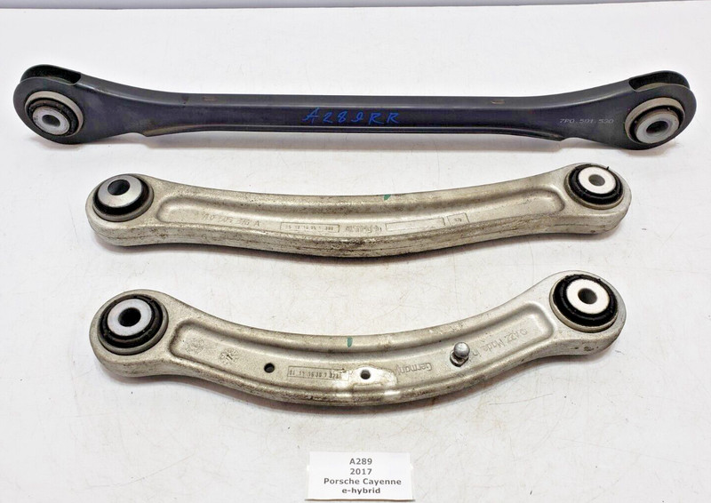 ✅ 11-18 OEM Porsche Cayenne 958 E-Hybrid Rear Right Passenger Control Arm SET