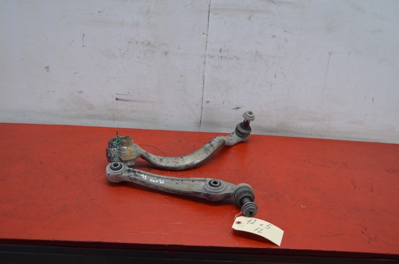 07-13 BMW E70 X5 FRONT LEFT DRIVER SIDE CONTROL ARM SET OF 2 ITEMS OEM