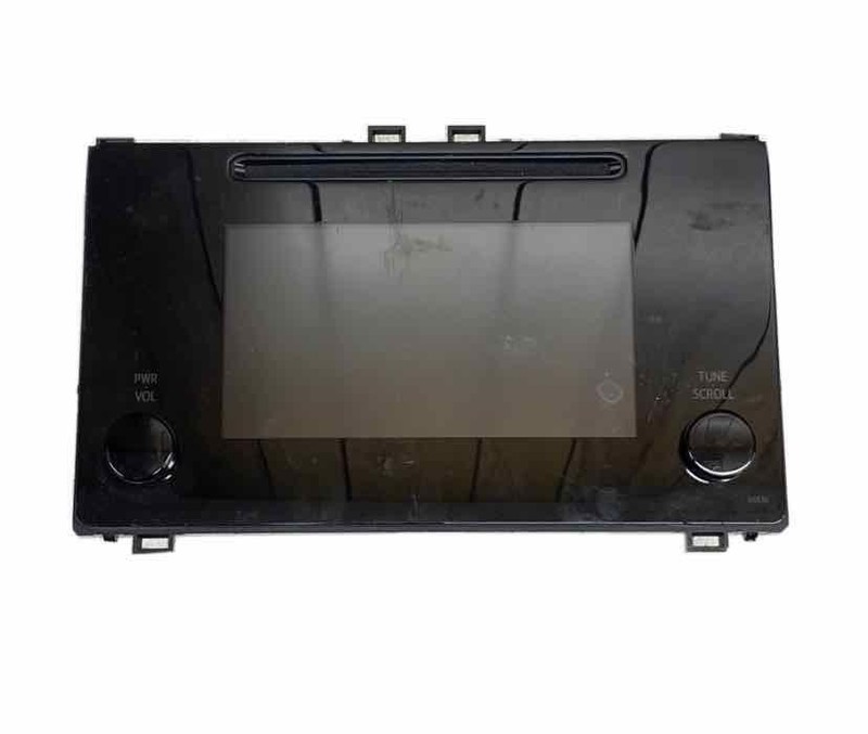 17 19 TOYOTA COROLLA SEDAN RADIO DISPLAY SCREEN & RECEIVER ASSY OEM 8614002521