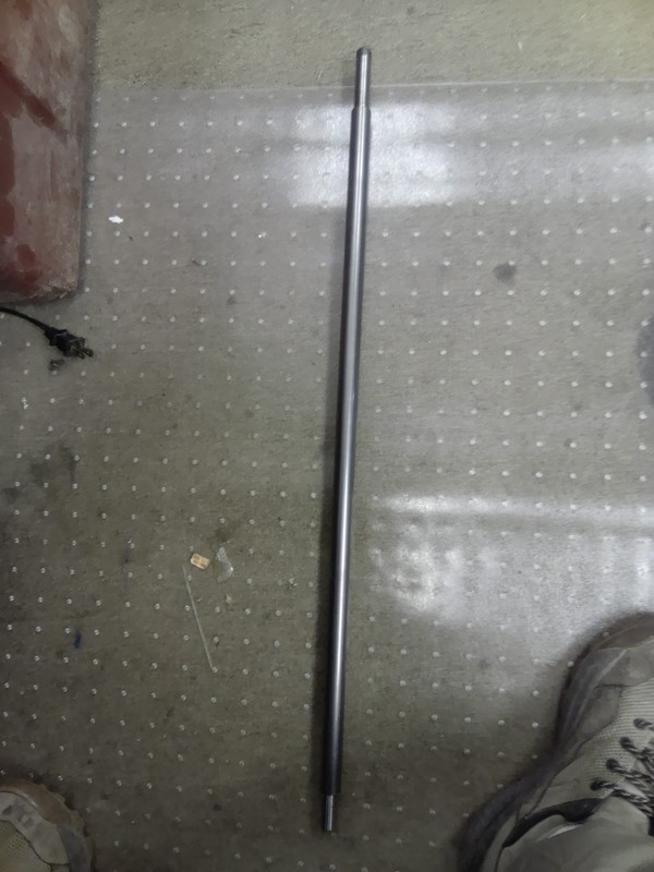 Keyed And Threaded Rotary Shaft