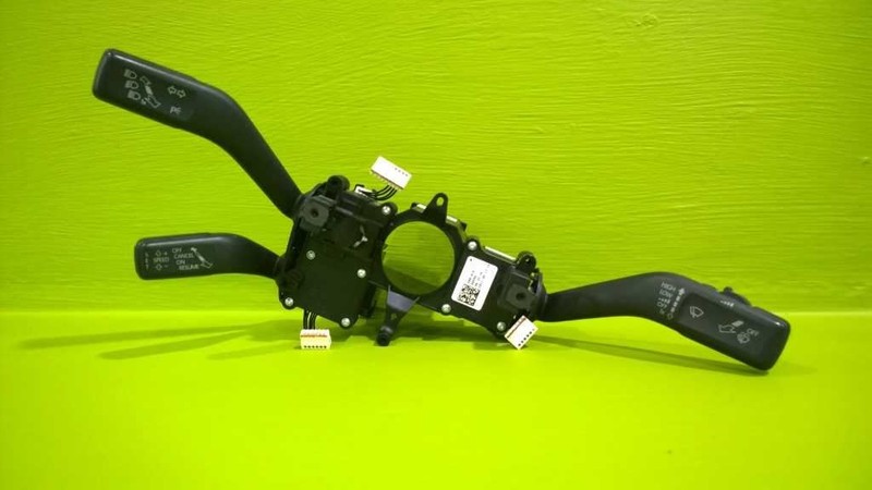 11 12 VOLKSWAGEN CC HEADLIGHT TURN WIPER COLUMN SWITCH ASSEMBLY OEM 3744-10