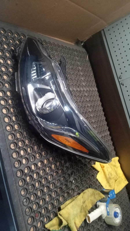 Used Left Headlight Assembly fits: 2020 Chevrolet Spark LS Left Grade B