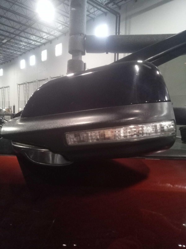 2016 Ford Explorer Left Door Mirror Assembly Maroon 6685 Used 120K Miles