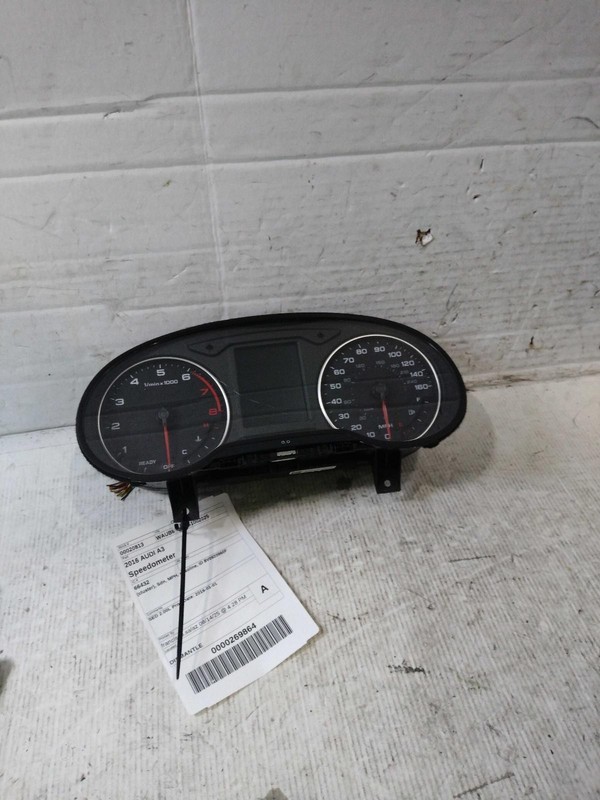 Used Speedometer Gauge fits: 2016 Audi A3 cluster Conv MPH gasoline ID 8V0920960