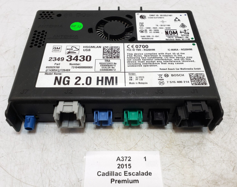✅ 2015-2017 OEM Cadillac Escalade Human Interface GPS Control Module