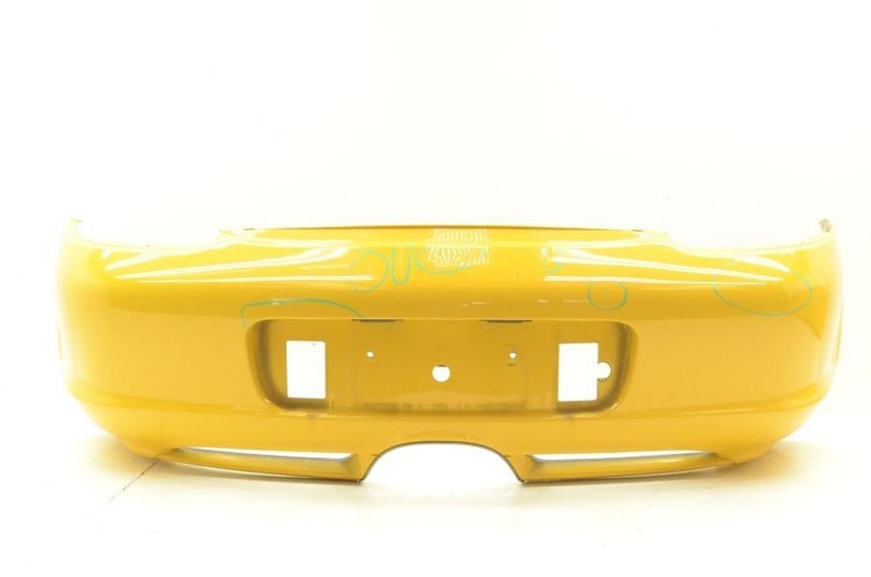 2003-2004 Porsche Boxster Yellow Rear Bumper Cover without Park Assist