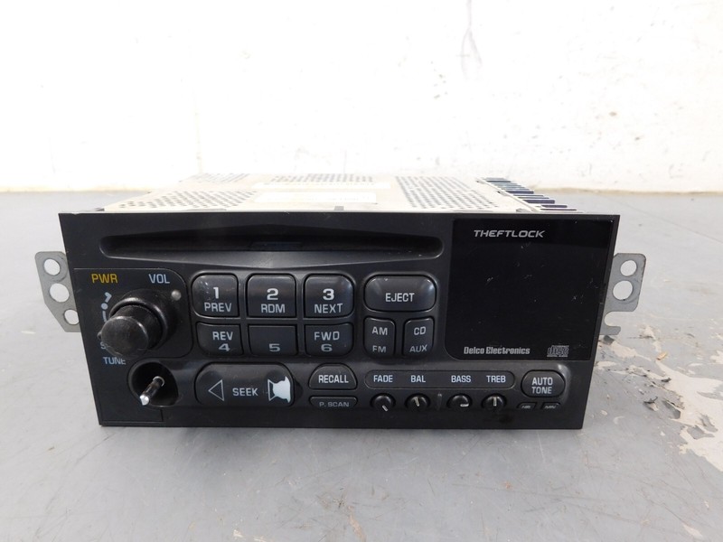 2001 01 02 03 04 Chevy Corvette C5 Z06 AM/FM/CD Radio #08167 S4