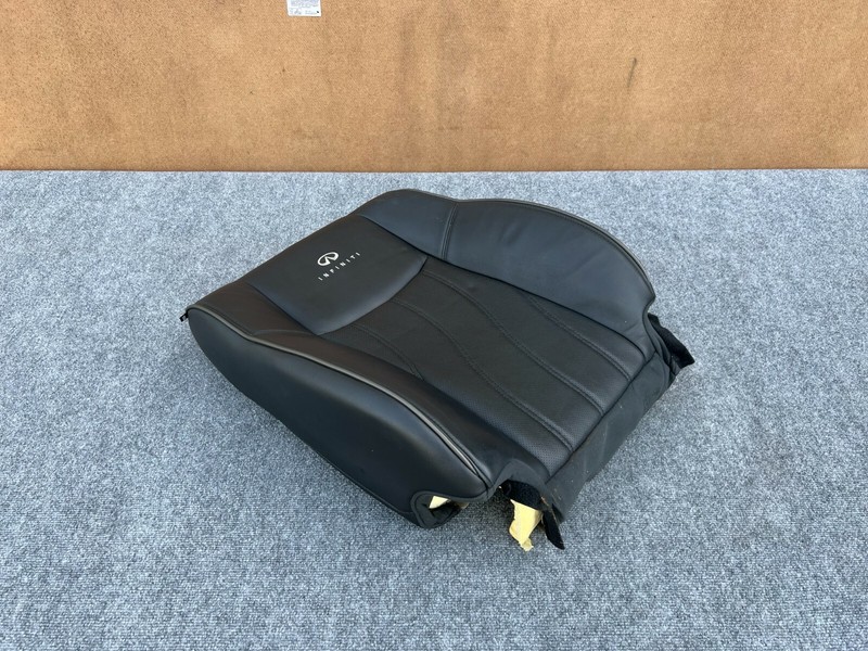 INFINITI JX35 QX60 2013-2020 OEM FRONT RIGHT PASSENGER UPPER SEAT SKIN BLCK. 52K