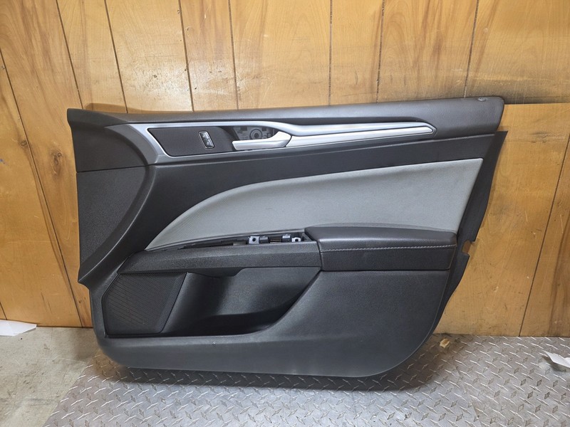 2013-2016 Ford Fusion Front Passenger Right Door Panel Gray/Black Oem