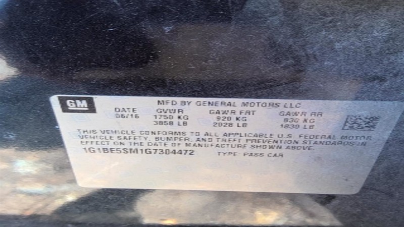 AC Compressor Fits 16-18 CRUZE 1553068