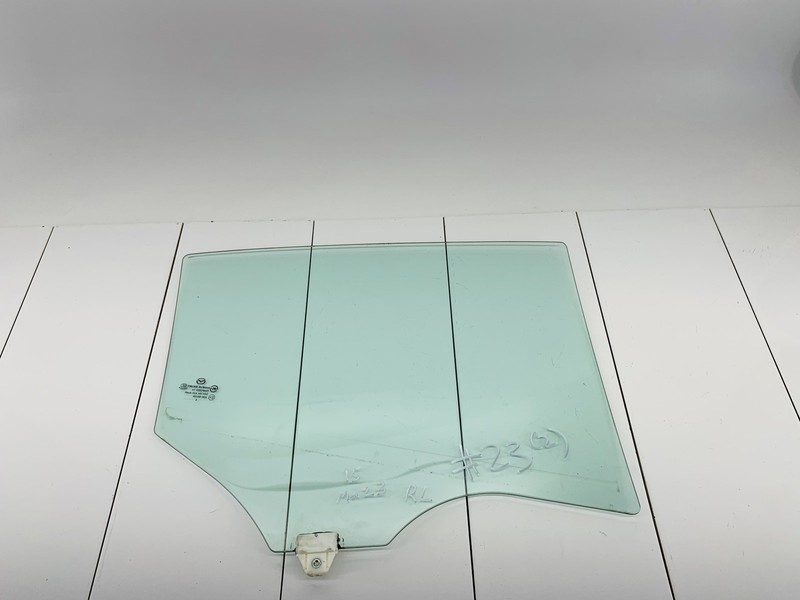 14-18 MAZDA 3 SEDAN REAR LEFT DRIVER SIDE DOOR WINDOW GLASS OEM #23