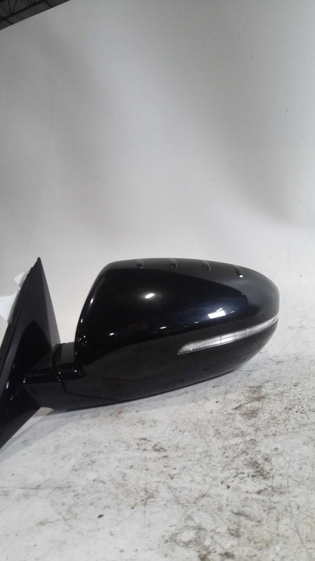 2014 KIA Cadenza Left Door Mirror Assembly Black OEM Used 69K Miles NJ25-16390