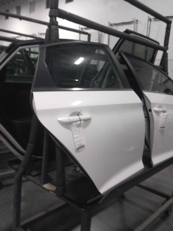 2019 Hyundai Sonata Rear Right Door White 663260 67k Miles Used OEM Part