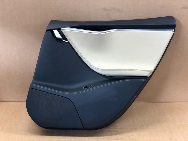2012-2021 TESLA MODEL S REAR RIGHT PASSENGER SIDE INTERIOR DOOR PANEL TRIM OEM