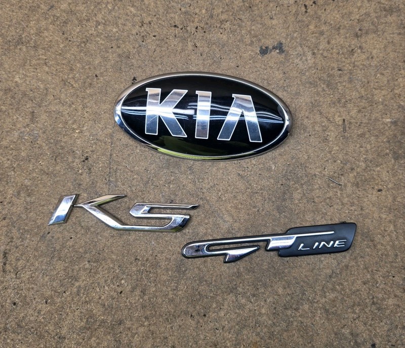 2021 2022 2023 Kia K5 GT LINE Emblem Logo Nameplate Badge Set 86315 L2000 OEM