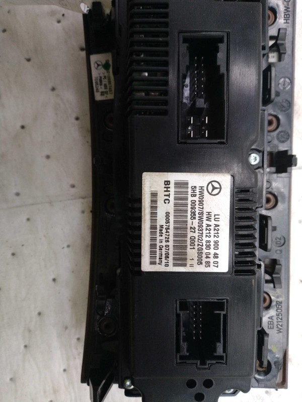 2011 MERCEDES E-CLASS A/C Selector Switch OEM Black 463718 132K Miles