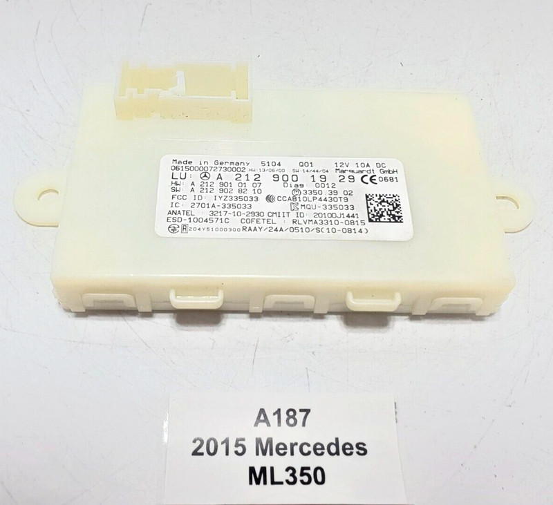 ✅ 2013-2016 OEM Mercedes W166 ML350 Keyless Go Entry Control Module