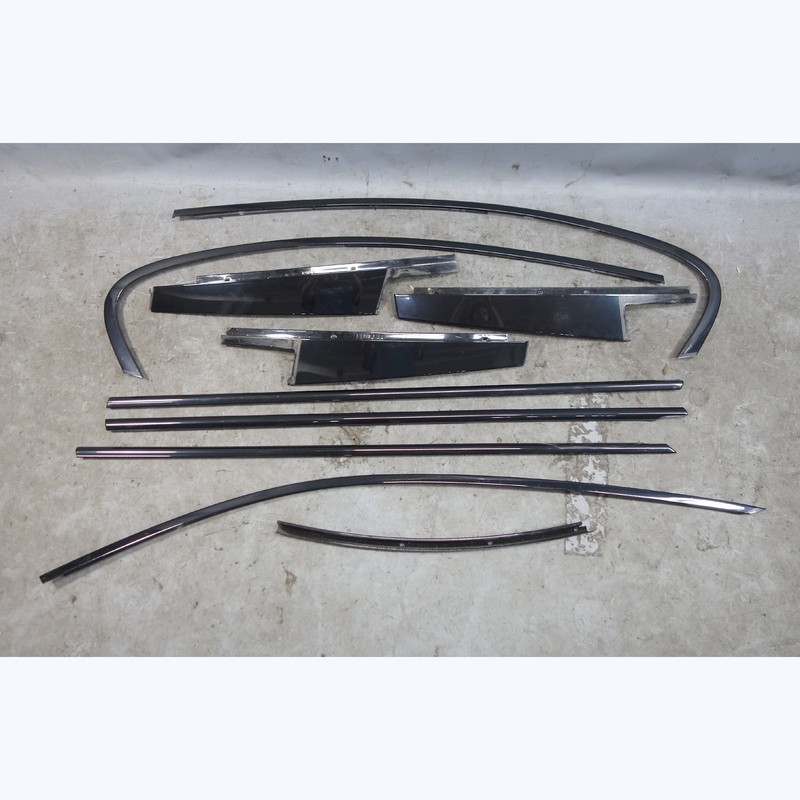 INCOMPLETE 11-16 BMW F10 5-Series Shadow Line Exterior Door Trim Molding Set OEM
