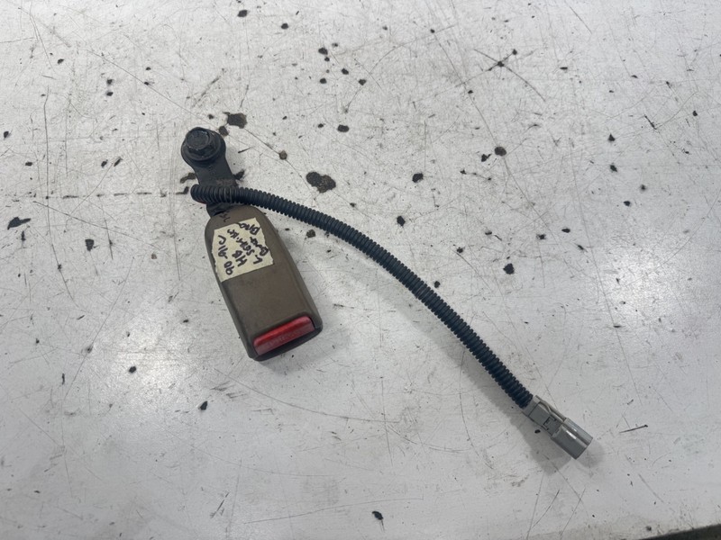 90-91 Honda Civic 3D Left Seat Belt Buckle Brown OEM
