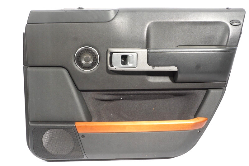 06-09 RANGE ROVER SUPERCHARGED FRONT RIGHT SIDE INTERIOR DOOR PANEL BLACK