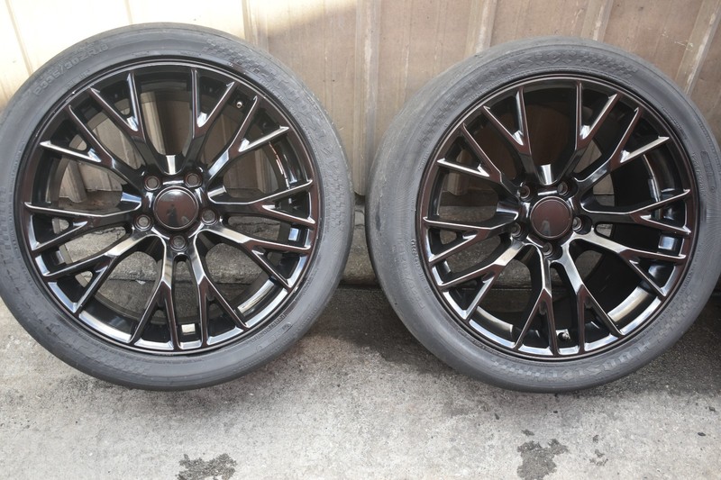 5X120 WHEELS CORVETTE C6 C7 ZL1 ZR1 STINGRAY REAR WHEELS SET 5X4.75"