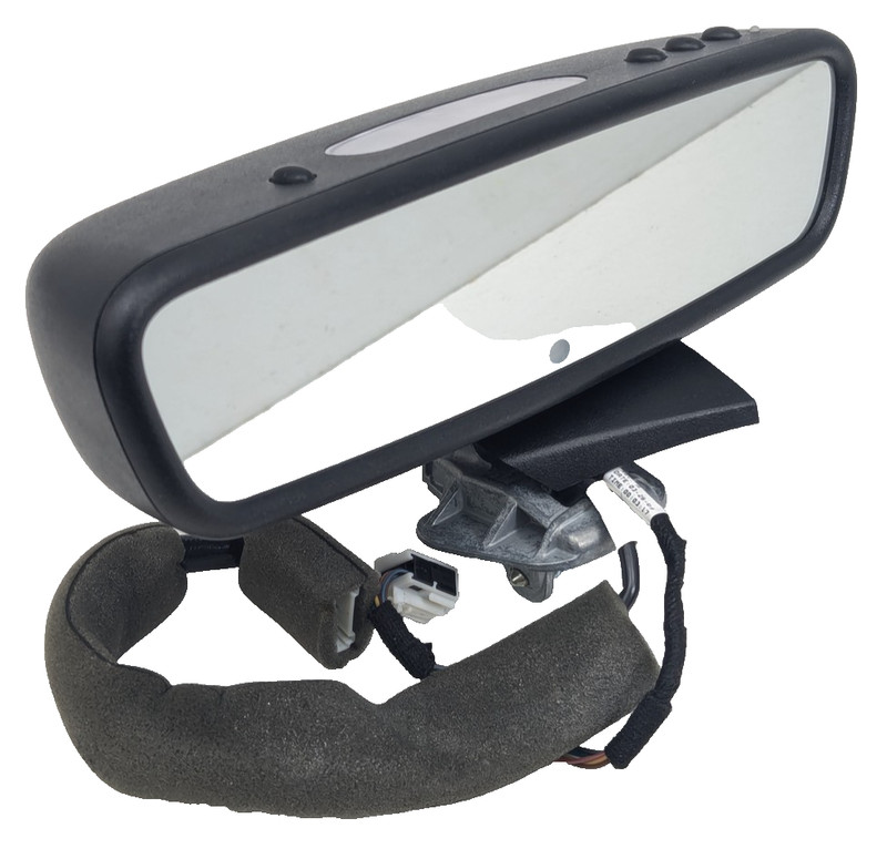 10-16 Mercedes W212 E350 C250 Interior Rear View Mirror 2048104217 Black OEM