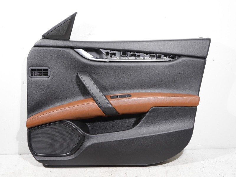 2014-2017 Maserati Ghibli M157 SQ4 Front Right Interior Door Panel Cuoio OEM 52K