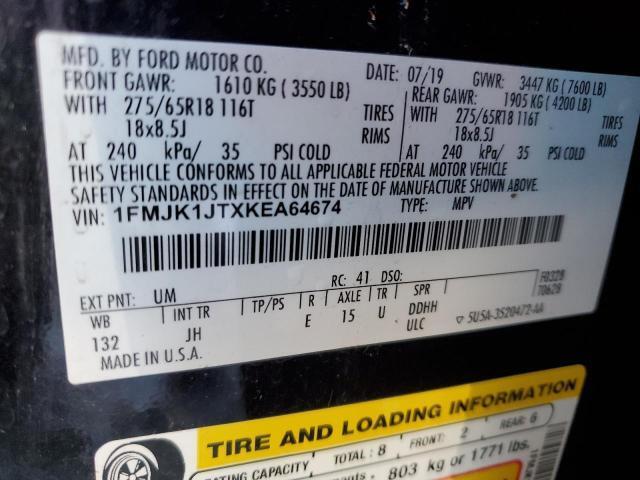 2019 Ford Expedition ABS Pump & Motor Assembly OEM Black 80K Miles JL142D030AD